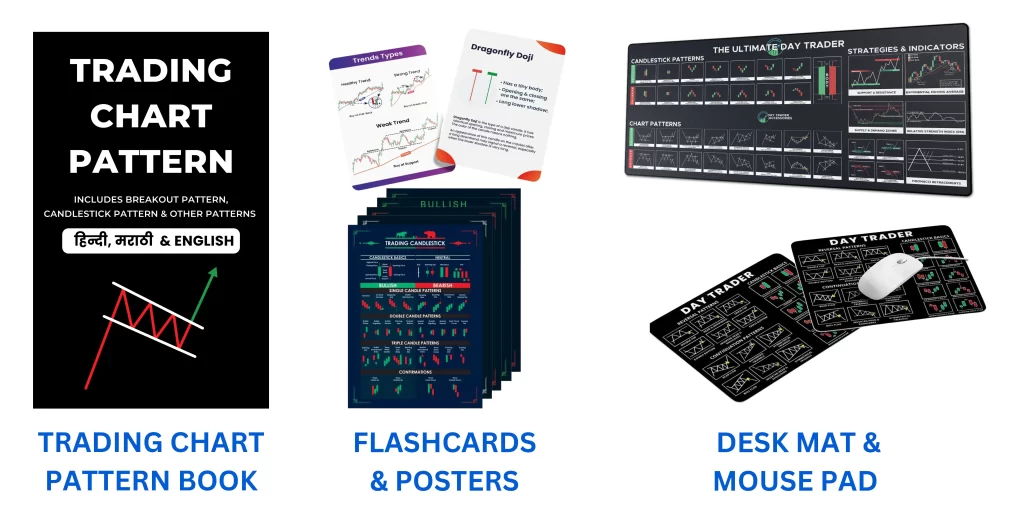 TradingShri Flashcard Poster Desk Mat Mouse Pad for Traders